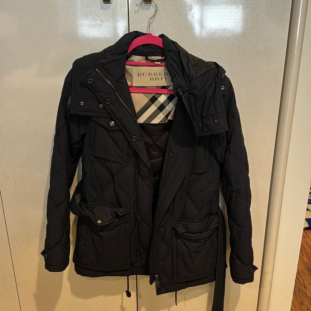 Burberry Black Quilted Jacket